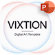 Vixtion数字艺术PowerPoint模板