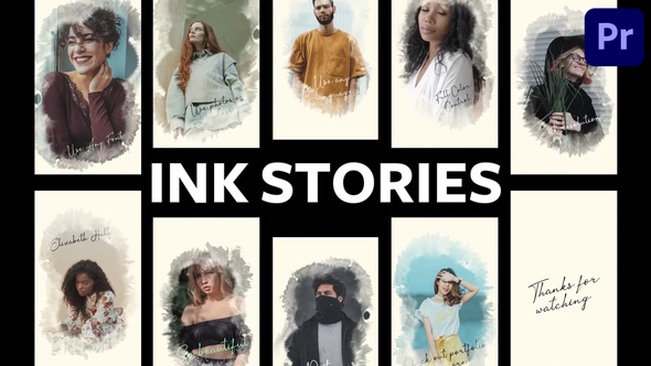 Instagram Ink Historical Stories for Premiere Pro