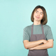 Asian man with apron smiling while crossing arms - PhotoDune Item for Sale
