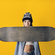 Girl With Skateboard Portrait - PhotoDune Item for Sale
