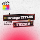 Black Grunge Titles - VideoHive Item for Sale