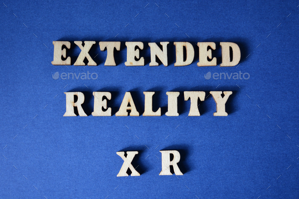 Extended Reality XR, tech buzzword as banner headline