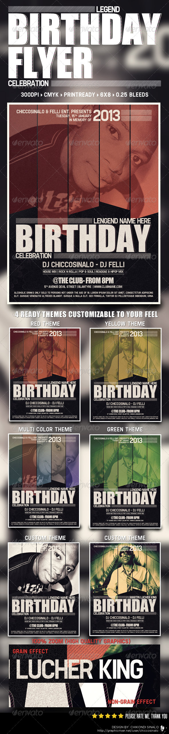 Birthday Flyer - Concerts Events