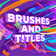 3D Titles With Paint Brush Strokes - VideoHive Item for Sale