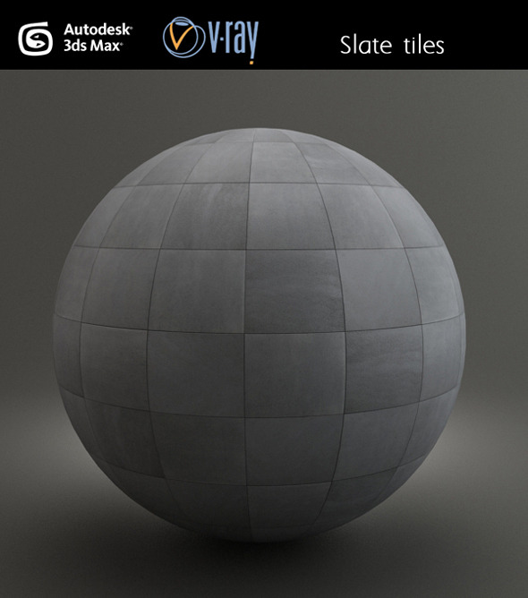 Slate Tiles - 3Docean 3609815