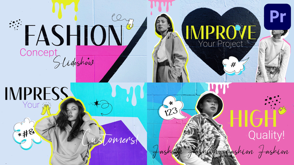 Fashion Concept Slideshow for Premiere Pro