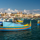 Boats Luzzu at Marsaxlokk harbor - PhotoDune Item for Sale