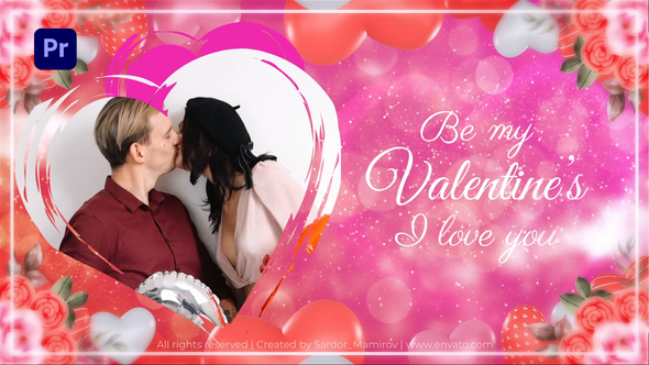 Valentines Slideshow || Love Story Slideshow MOGRT