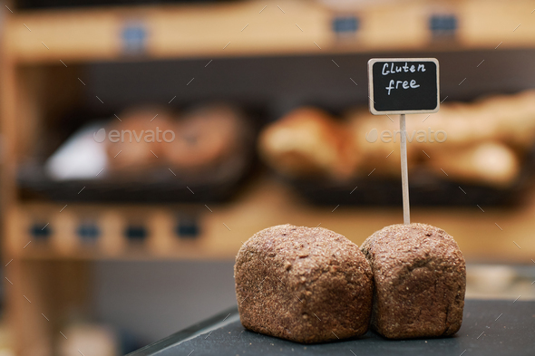 Gluten Free Bread in Supermarket - Stock Photo - Images