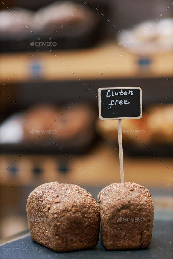 Gluten Free Loafs of Bread - Stock Photo - Images
