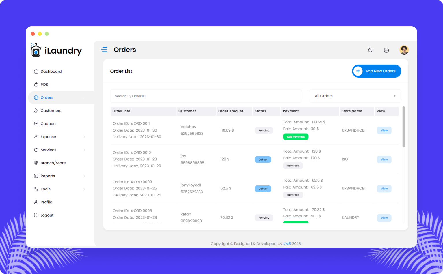 iLaundry Dry Cleaning & Laundry Service Booking with POS Single