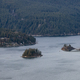 Residential Homes on the water in Indian Arm. Aerial View. - PhotoDune Item for Sale