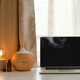 Aroma oil diffuser in work place, laptop and home decor - PhotoDune Item for Sale