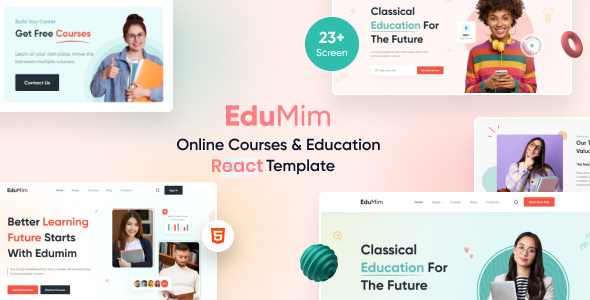 Top Edumim – Education React Template