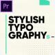 Stylish Typography Presentation - VideoHive Item for Sale