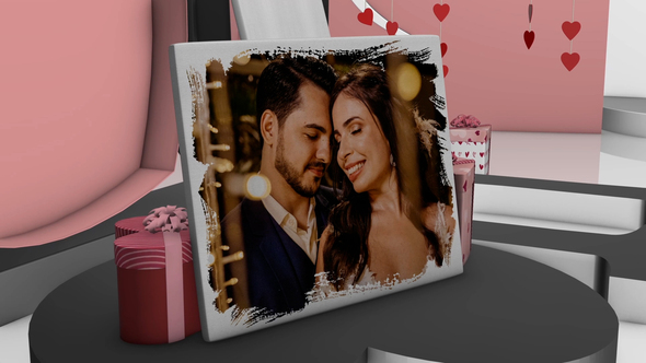 Wedding & Valentine Slideshow Video Displays template preview