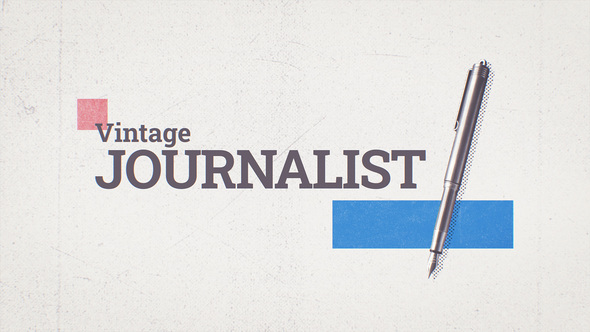 Vintage Journalist Broadcast Package