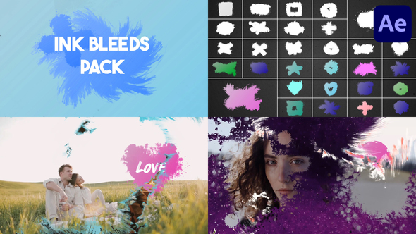 Ink Bleeds Pack | After Effects