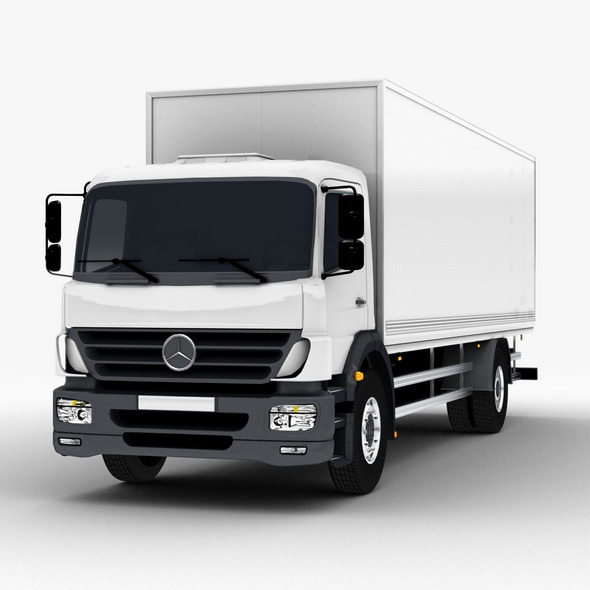 Commercial Truck Mercedes - 3Docean 3612558