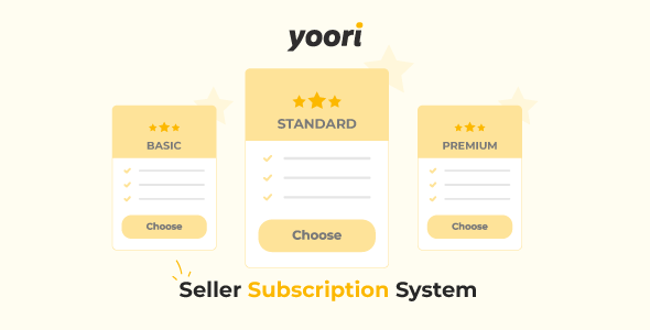 YOORI eCommerce Seller Subscription Addon