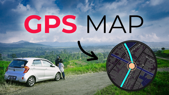 GPS Travel Map Pop Up