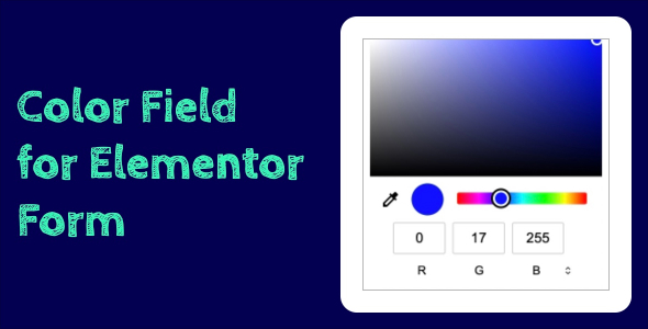 Color Field for Elementor Form