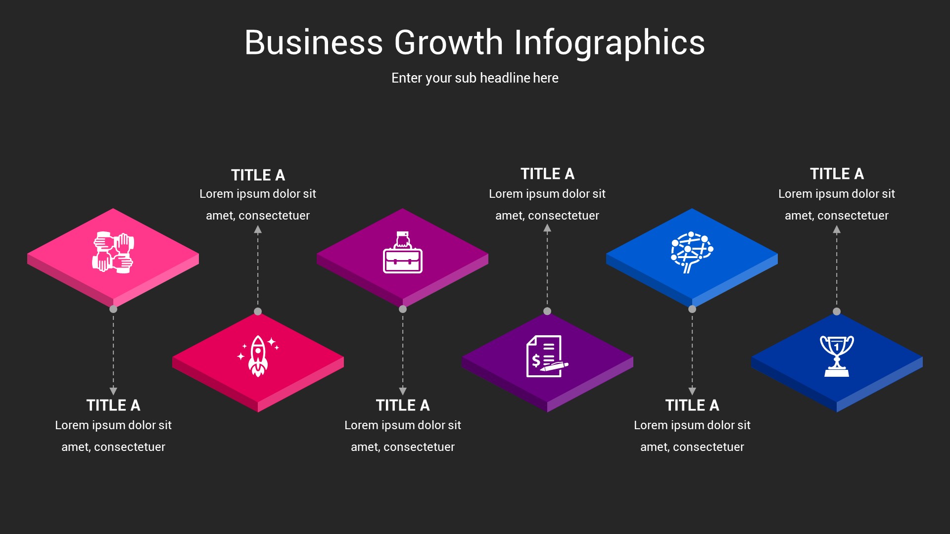 Business Growth Animated Powerpoint Presentation, Presentation Templates