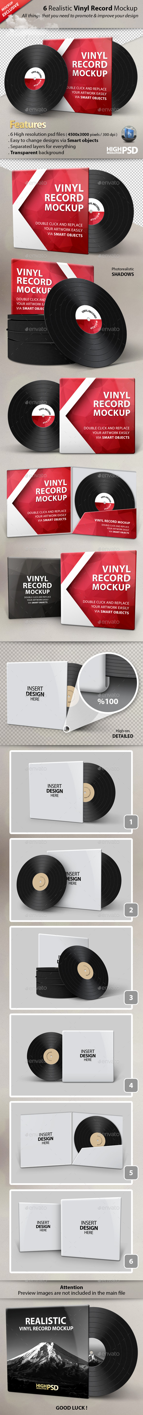 Vinyl Record Mockup