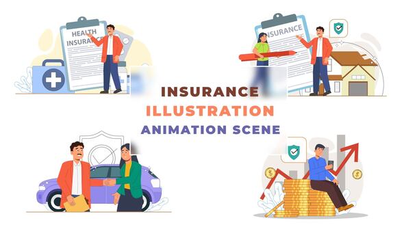 Health Insurance Animation Scene