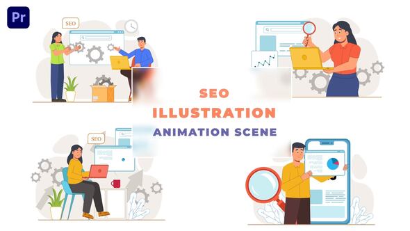 Seo Concept Explainer Animated Scene