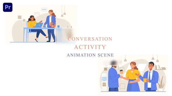 Business Plan Conversation Animation Scene