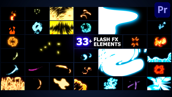 Flash FX Elements Pack | Premiere Pro MOGRT