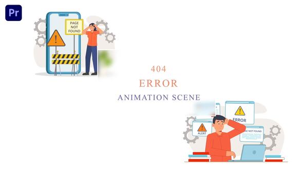 Page Not Found  Error Animation Scene