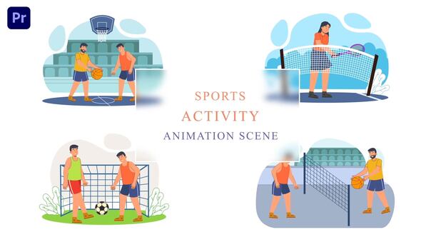 Ground Sports Concept Animation Scene