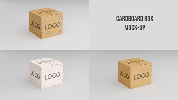 Cardboard Box Mock-up FCP
