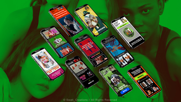 Instagram Reels Gradient Product Promo template preview