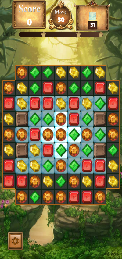 Jewels Temple Quest Clone - Android Studio Match 3 Game with AdMob Ads ...