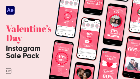 Valentines Day Instagram Sale For After Effects