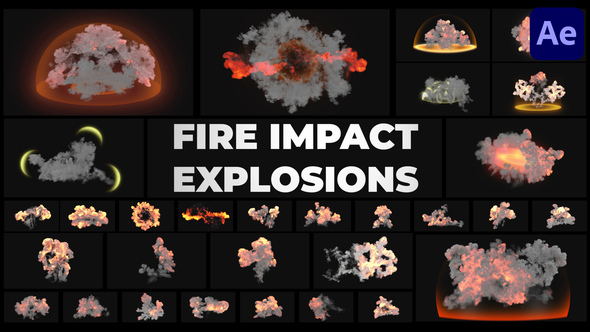 Fire Impact Explosions for After Effects
