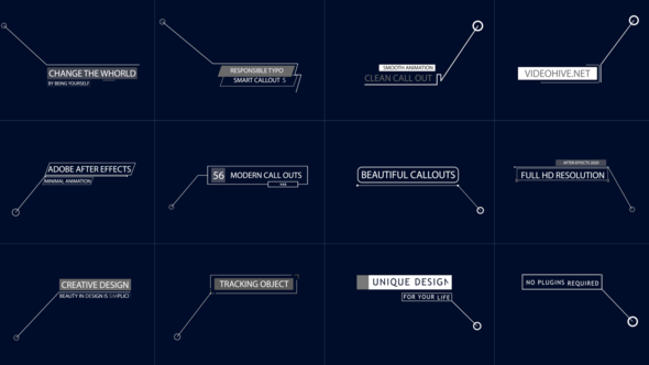 Call Outs, After Effects Project Files | VideoHive