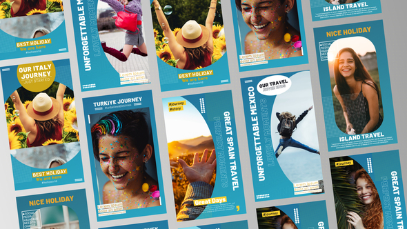 Holiday Life Stories Product Promo template preview