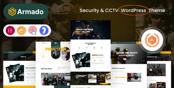 Armado Nulled + Full Demos –  Security and CCTV WordPress Theme + RTL