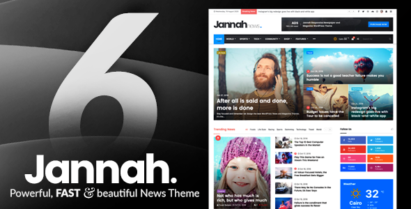 Jannah - Newspaper Magazine News BuddyPress AMP