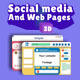 3D Animated Social Media and Web Pages Pack|Animated presentation - VideoHive Item for Sale