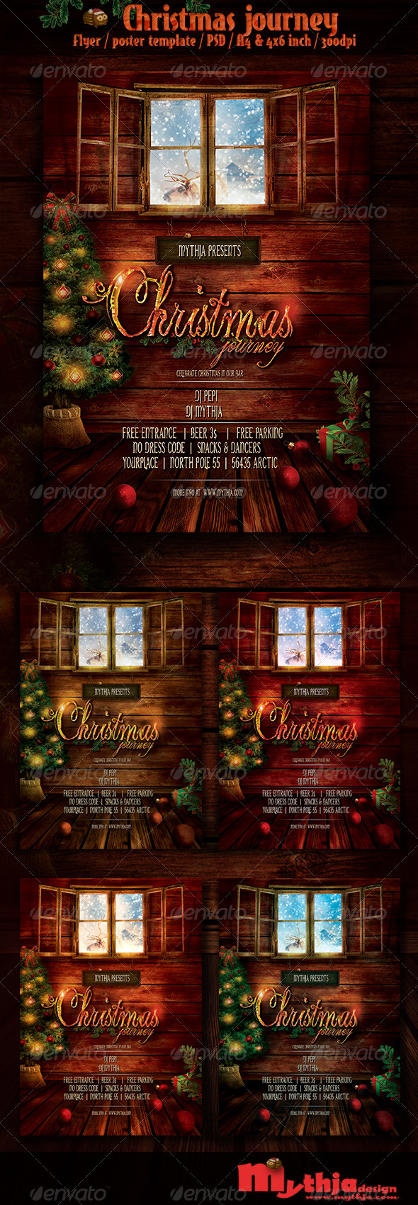 Christmas Journey - Event Flyer/Poster Template - Events Flyers
