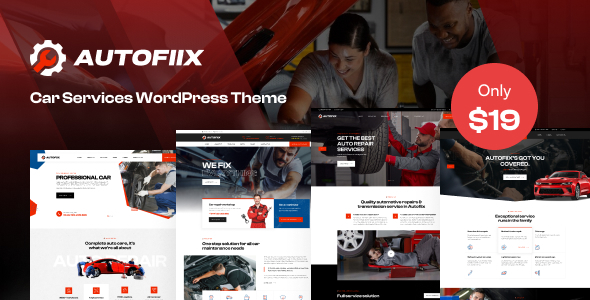 Autofiix - Car Services WordPress Theme