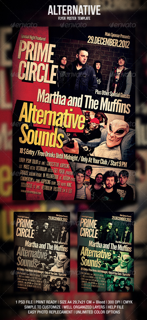 Alternative Flyer / Poster 2 - Events Flyers