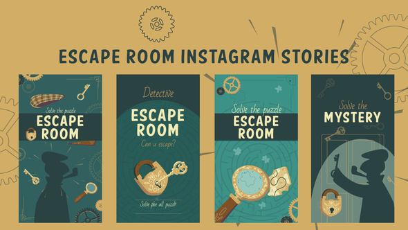 Escape room instagram stories