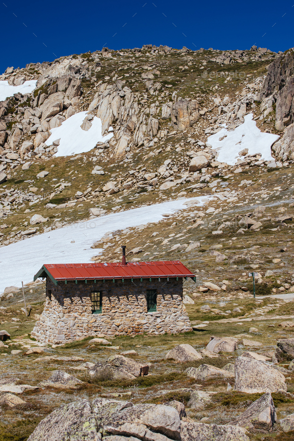 Seamans Hut in Kosciuszko National Park in Australia Stock Photo by ...