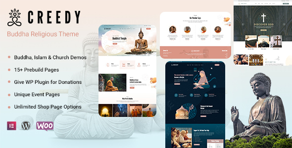 Creedy – Religion Charity WordPress Theme